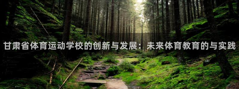 甘肃省体育运动学校的创新与发展：未来体育教育的与实践